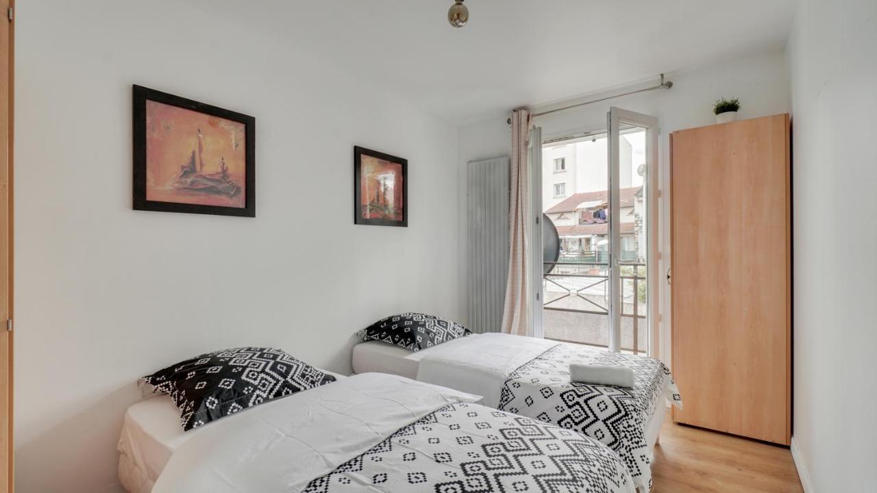 Chic Apart With Parking Near Paris Leilighet Aubervilliers Eksteriør bilde